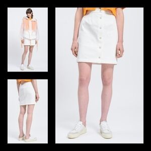 SUNNEI MINI SKIRT - WHITE‎